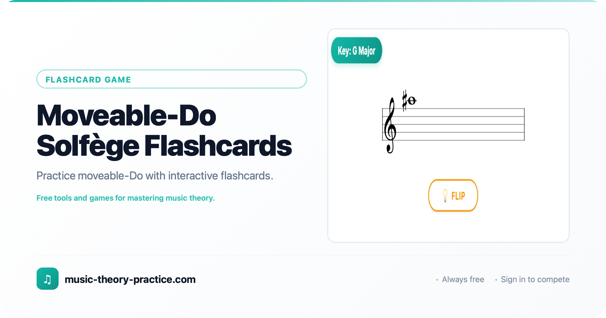 Solfege Flashcards Moveable Do Practice