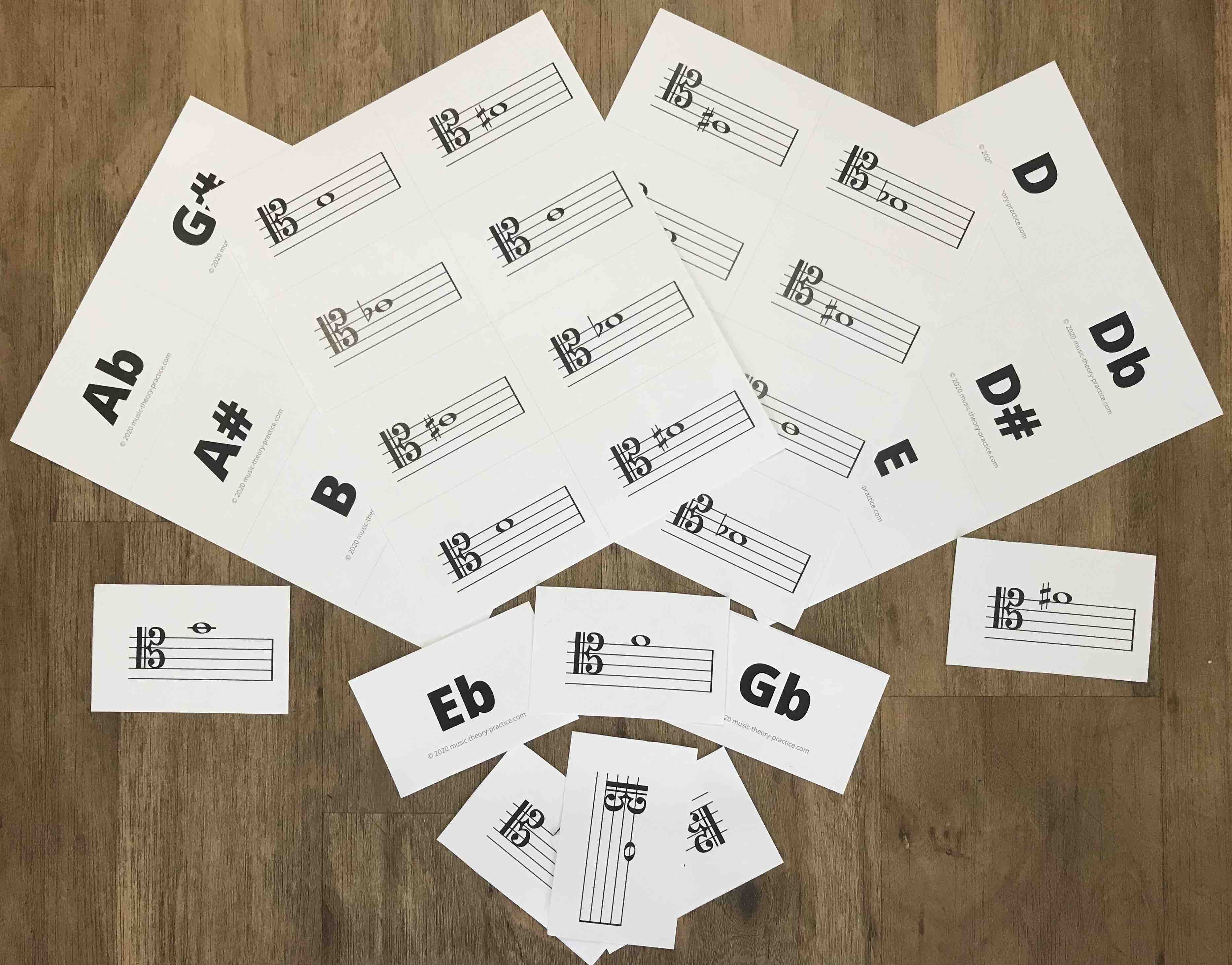 Tenor Clef Flashcards